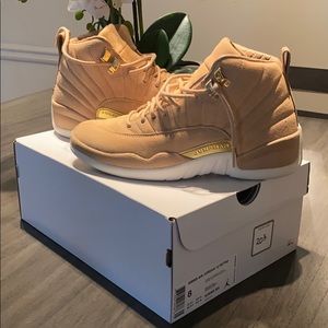 Jordan 12 Retro Tan/ Size 8 womens